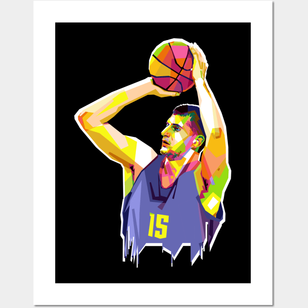 NIKOLA JOKIC Wall Art by Vector Baturaja